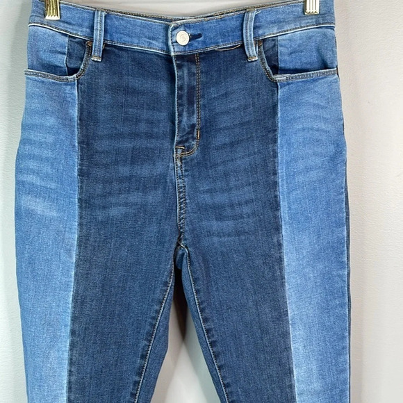 PACSUN Two Tone High-Rise Ankle Jegging Jeans Light/Medium Wash Denim Baddie 28 - Picture 3 of 10
